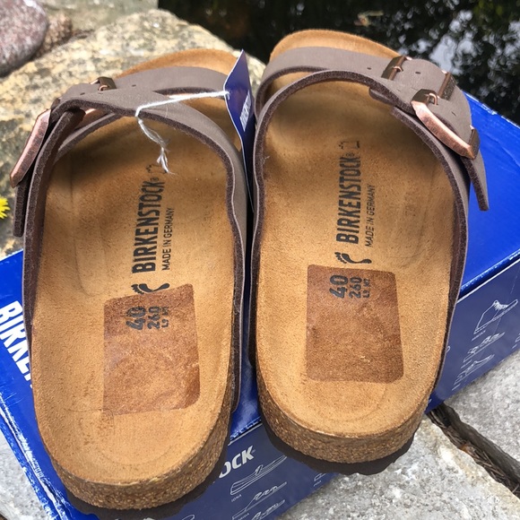 New In Box-Birkenstock Arizona-Stone-Sz 40 (9)-Medium-Narrow Fit - Picture 8 of 16